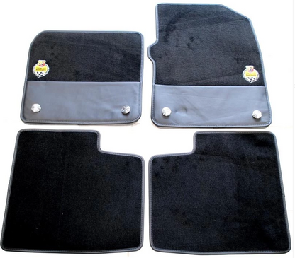 Genuine Abarth 695 Tributo Ferrari Floor Mats - TMC Motorsport
