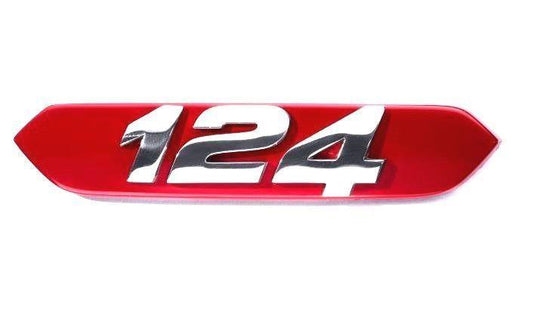 Red Grille Badge - Fiat 124 Spider 0K82215036