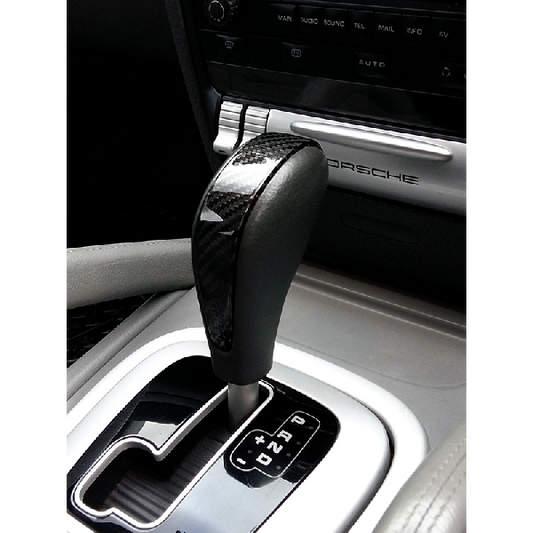 Porsche Cayenne Shift Knob Trim - Carbon Fibre