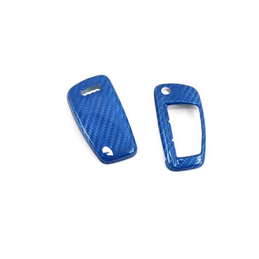 AUDI R8 Key Cover Fob Blue - Carbon Fibre - TMC Motorsport