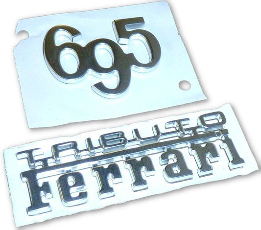 Genuine Abarth Boot Badge "695 Tributo Ferrari" - 500 Abarth - TMC Motorsport
