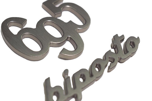 Genuine Abarth Badge "695 Biposto" - 500 Abarth - TMC Motorsport