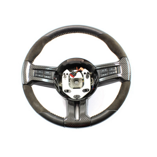 Ford Mustang Steering Wheel Trim 2010-2014 - Carbon Fibre