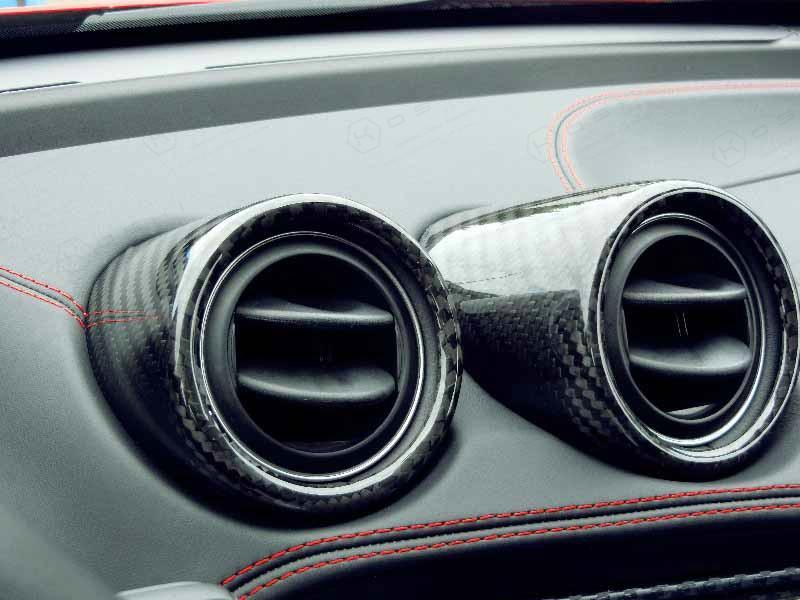 Alfa Romeo 4C Interior Air Vent Cover for Leather Dashboard - Pista Performance
