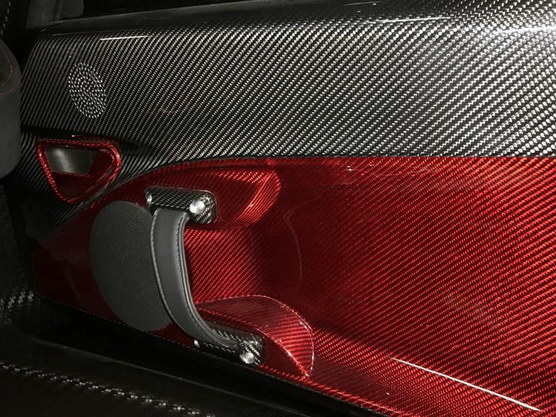 Alfa Romeo 4C Interior Door Handles Cover - Carbon Fibre - TMC Motorsport