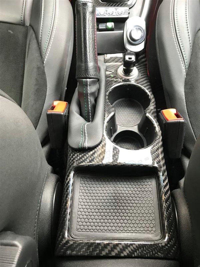 Alfa Romeo Giulietta Central Tunnel Hand Break Cover Frame - Carbon Fibre - TMC Motorsport