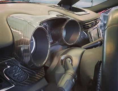 Alfa Romeo Giulietta Instrument Cover Set - Carbon Fibre