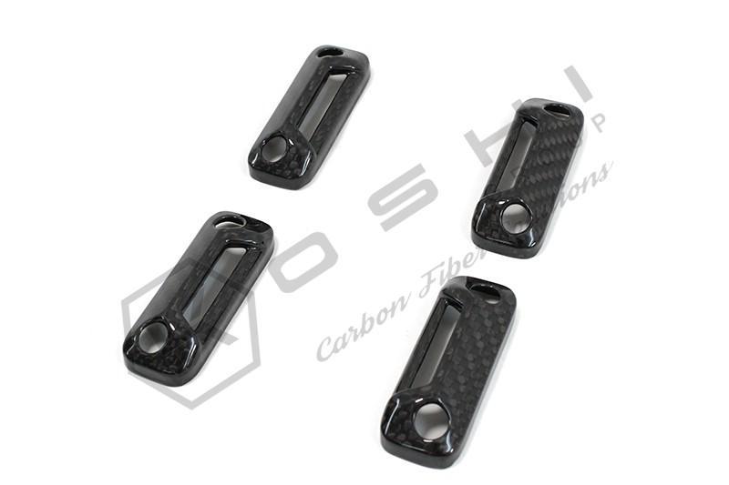 Alfa Romeo 4C Interior Door Handles Cover - Carbon Fibre - TMC Motorsport