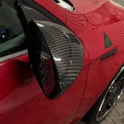 Alfa Romeo Brera Mirror Caps - Carbon Fibre