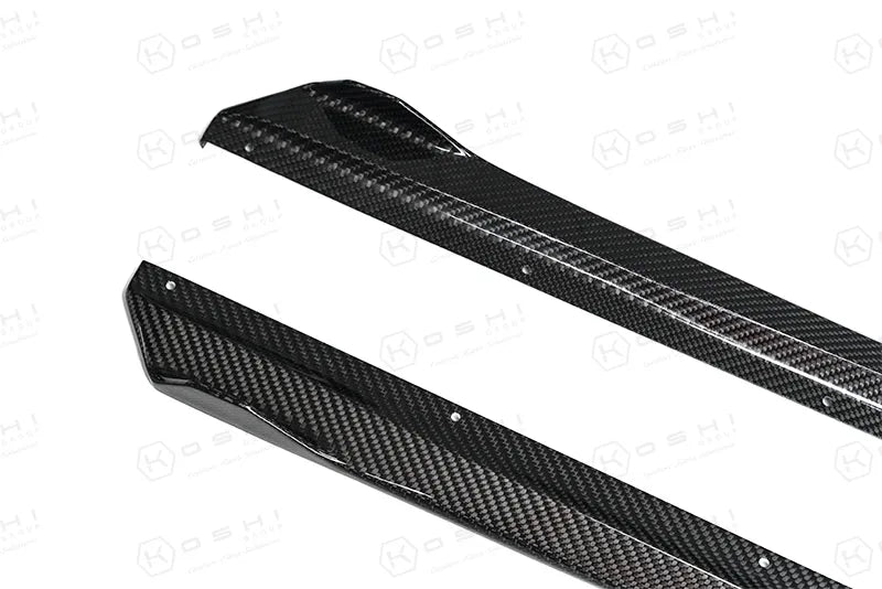 Alfa Romeo Giulia QV Shark Fin Side Skirts - Carbon Fibre - TMC Motorsport