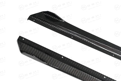 Alfa Romeo Giulia QV Shark Fin Side Skirts - Carbon Fibre - TMC Motorsport