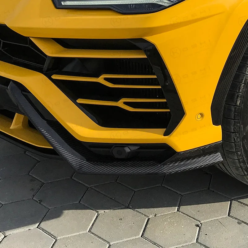 Lamborghini Urus Agressive Front Bumper Flaps - Carbon Fibre