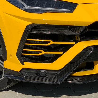 Lamborghini Urus Front Bumper Side Trim Vent / Eyebrow Cover - Carbon Fibre