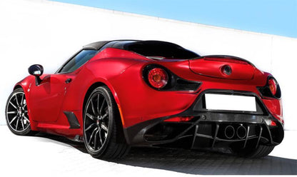 Alfa Romeo 4C Rear Diffuser - Carbon Fibre - TMC Motorsport