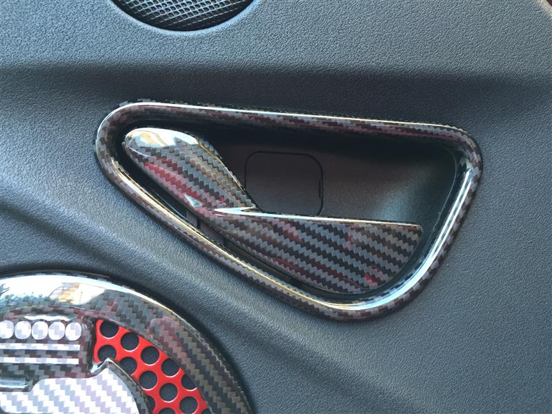 Alfa Romeo 4C Internal Door Handles - Carbon Fibre - TMC Motorsport
