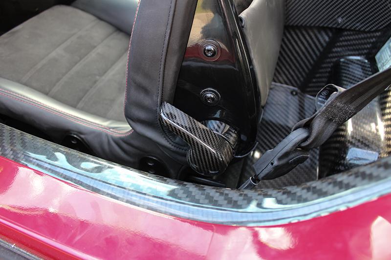 Alfa Romeo 4C Seat Adjustment Handle - Carbon Fibre - TMC Motorsport