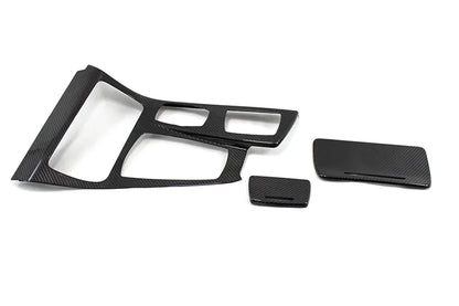 BMW F10 LCI / F11 LCI / F18 LCI Center Trim Console Decor Trim Cover - Carbon Fibre - TMC Motorsport