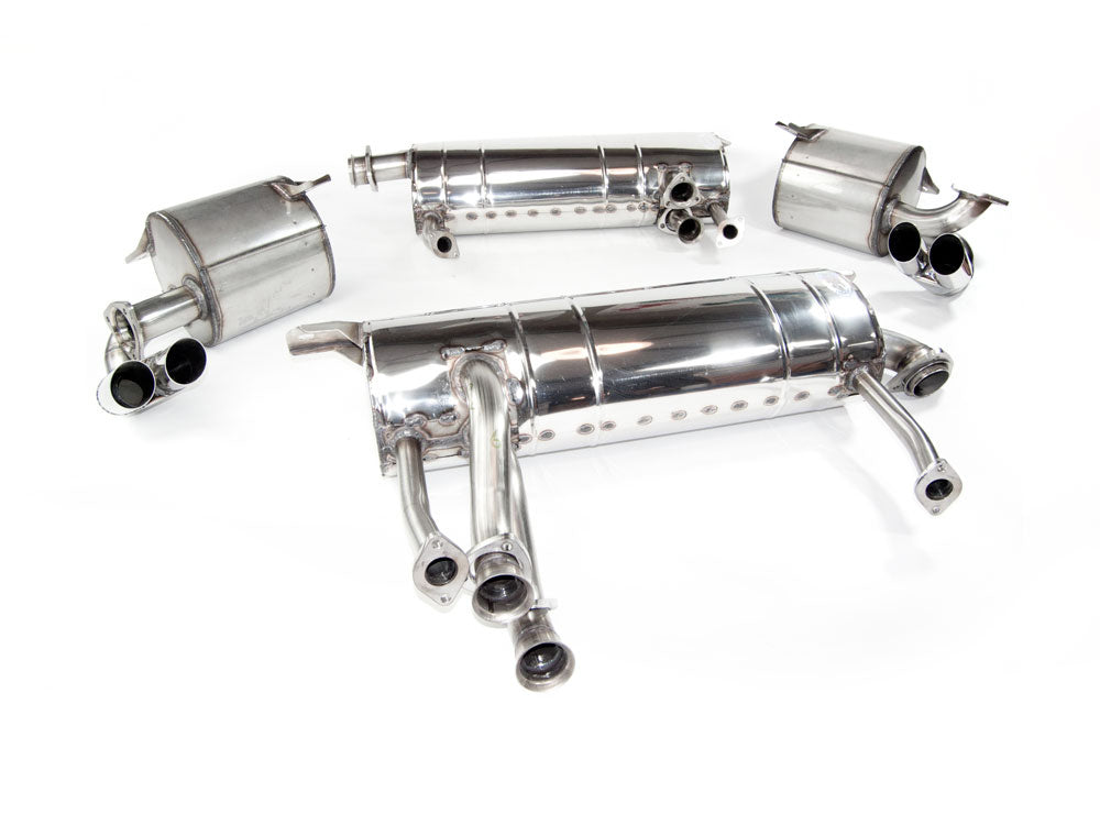 Ferrari 512 BB and 512 BBi Stainless Steel Exhaust (1976-85) - QuickSilver Exhausts - TMC Motorsport