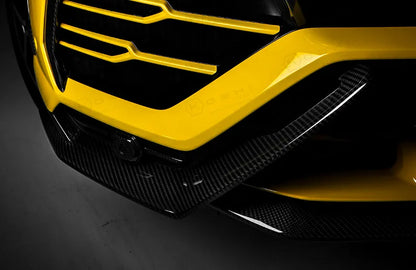 Lamborghini Urus Agressive Front Bumper Flaps - Carbon Fibre