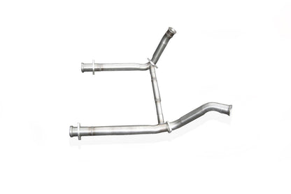 Mercedes 500 SL, SLC (W107) RHD Stainless Steel Front Pipes (1971-89) - QuickSilver Exhausts - TMC Motorsport