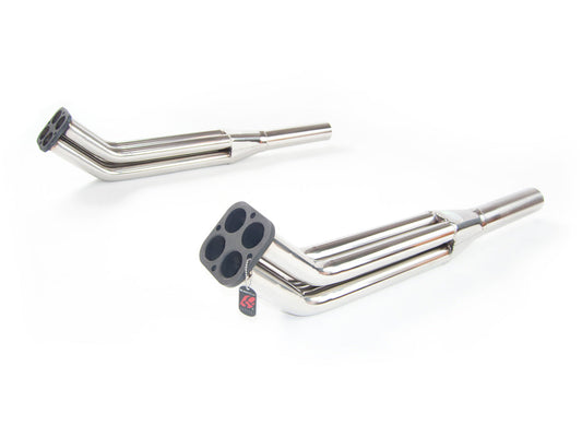 Aston Martin V8 Stainless Steel Collectors 2.5 inch (1973-89) - QuickSilver Exhausts - TMC Motorsport