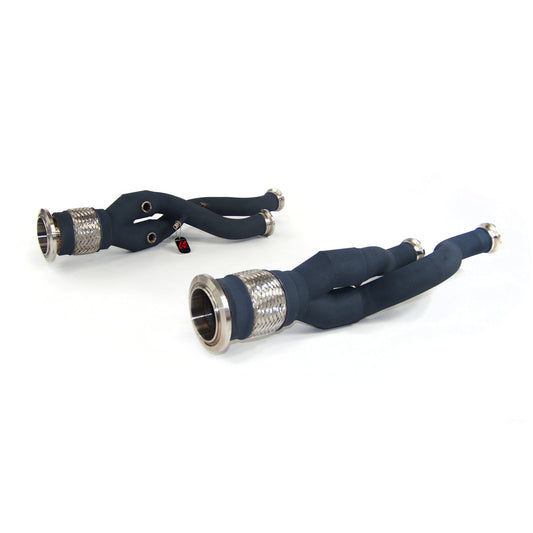 Lamborghini Aventador LP700-4 Catalyst Delete Pipes (2011 on) - QuickSilver Exhausts - TMC Motorsport