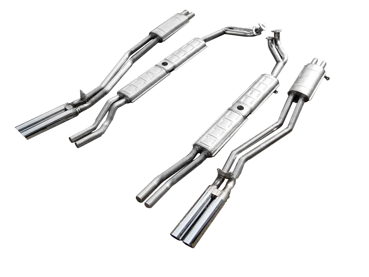 Ferrari 250 Lusso Stainless Steel Exhaust (1962-64) - QuickSilver Exhausts - TMC Motorsport