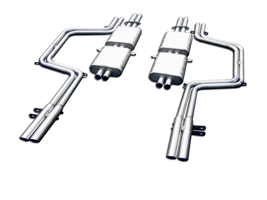 Ferrari 365 GT 2 plus 2 Stainless Steel Exhaust (1968-70) - QuickSilver Exhausts - TMC Motorsport