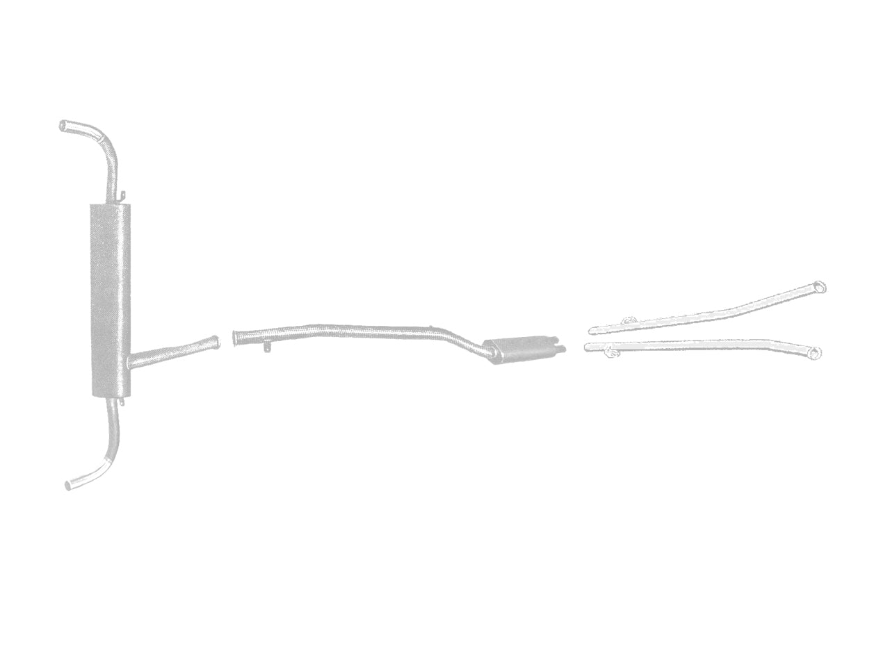 Maserati Quattroporte Series 1 Stainless Steel Exhaust (1963-71) - QuickSilver Exhausts - TMC Motorsport