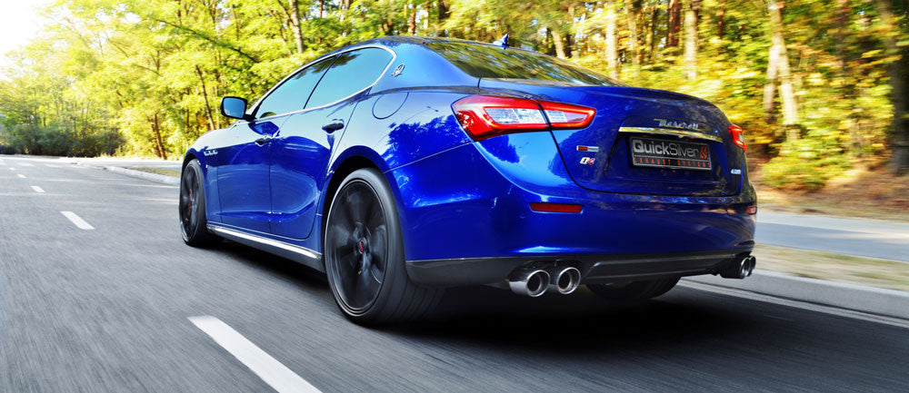 Maserati Ghibli inc. S, Q4 Petrol - Sport Exhaust with Sound Architect™ (2014 on) - QuickSilver Exhausts