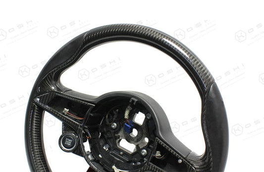 Alfa Romeo Giulia QV / Stelvio QV Steering Wheel Upper Part Cover - Carbon Fibre