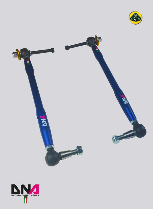 Lotus Elise L4 /Lotus Exige L4 ADJUSTABLE ALLUMINIUM RACE TOE-LINK ON UNIBALL KIT - DNA RACING - TMC Motorsport