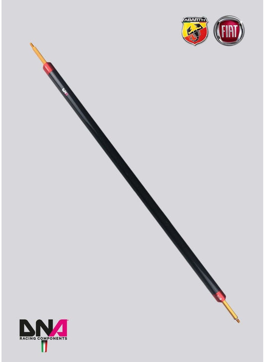 Abarth 500 / 595 / 695 Carbon REAR STRUT BAR WITHOUT TIE RODS KIT WITHOUT REAR SEAT REMOVAL - DNA RACING - TMC Motorsport