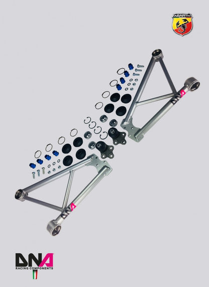 Abarth 500 USA Front Suspension Arm Kit USA - DNA RACING - TMC Motorsport