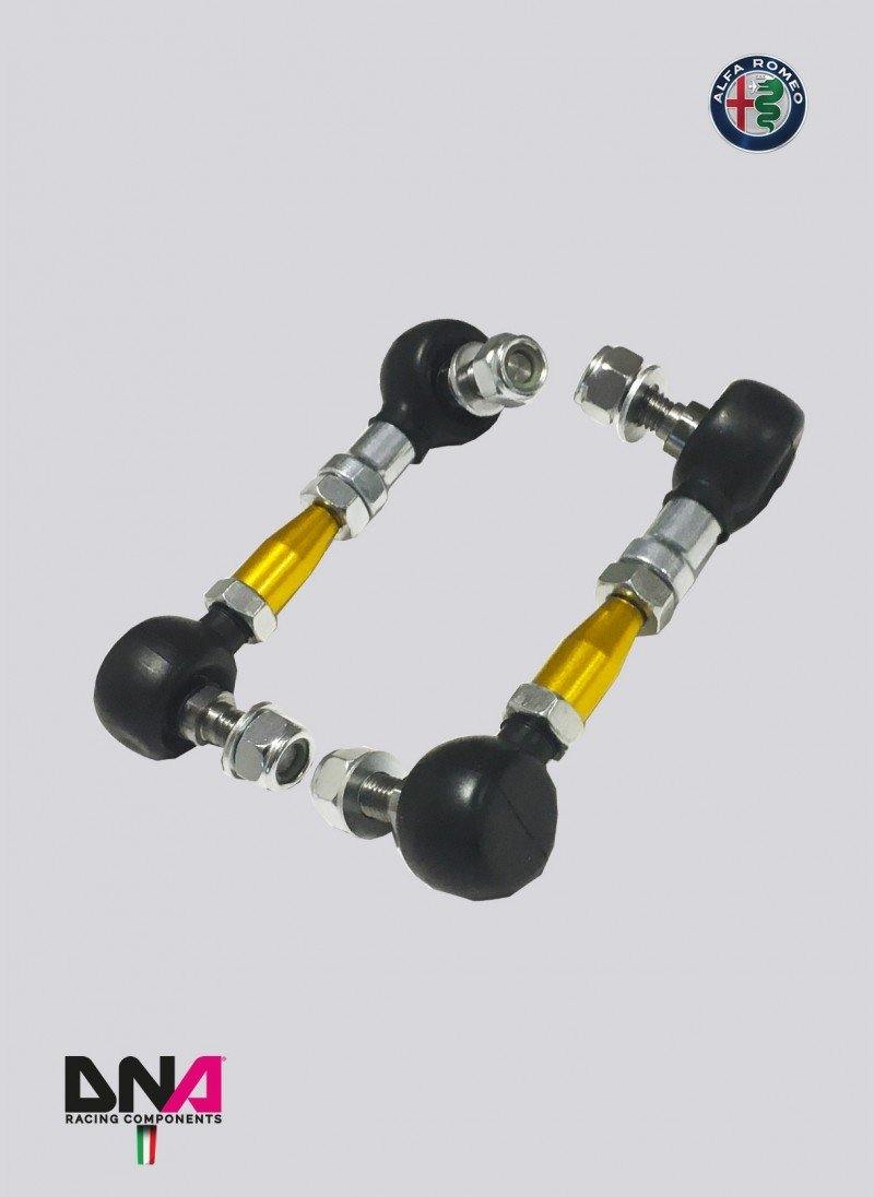 Abarth Punto Rear Racing Sway Bar Tie Rods On Uniball Kit - DNA RACING - TMC Motorsport
