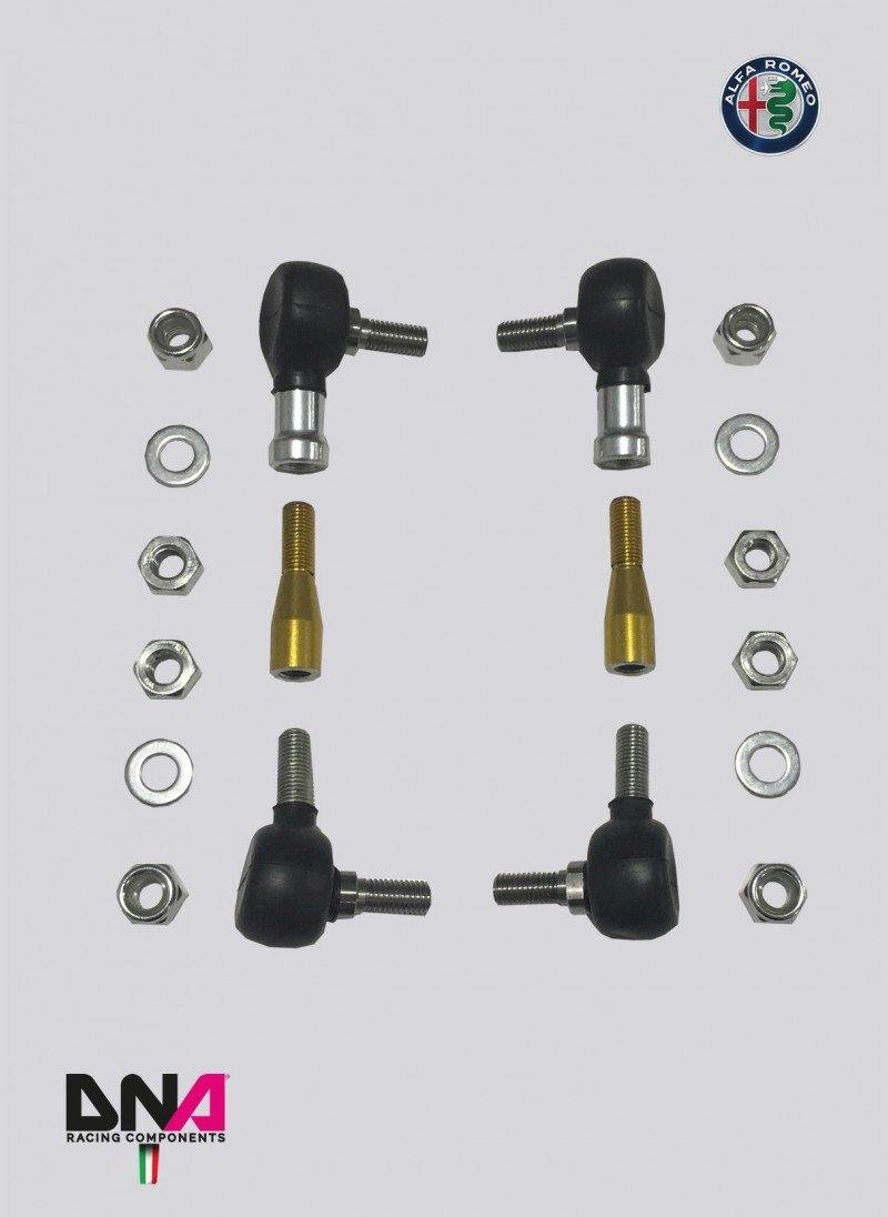 Abarth Punto Rear Racing Sway Bar Tie Rods On Uniball Kit - DNA RACING - TMC Motorsport