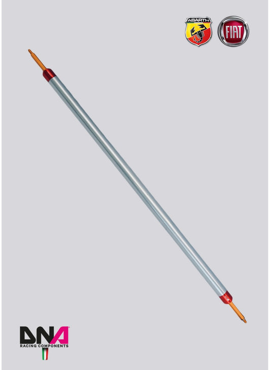 ABARTH 500 REAR STRUT BAR NO TIE RODS KIT WITHOUT REAR SEAT REMOVAL - DNA RACING - TMC Motorsport
