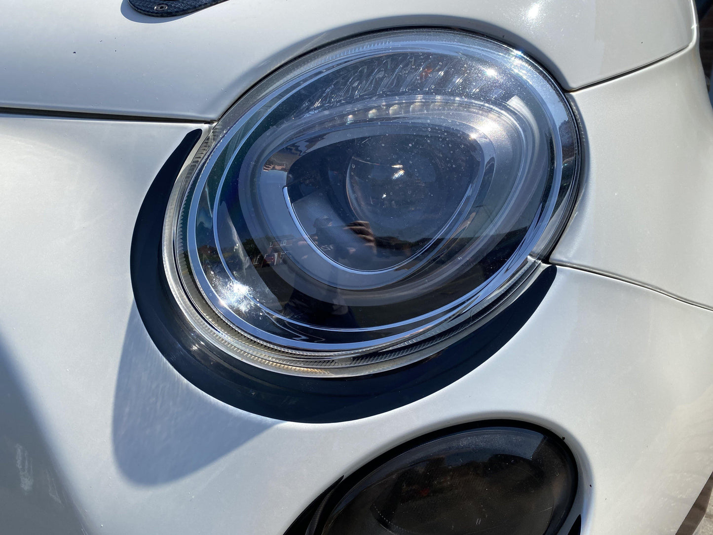 Headlight And Drl Inlays for Abarth 500 Series 3 Only - TMC Motorsport
